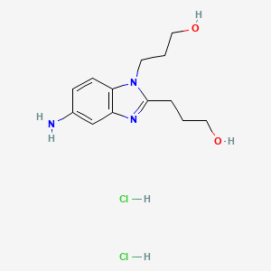 3,3'-(5-Amino-1H-benzimidazole-1,2-diyl)dipropan-1-ol (2HCl)