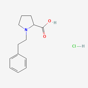 1-Phenethylpyrrolidine-2-carboxylic acid hydrochloride