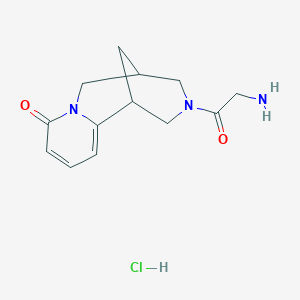 11-(2-Aminoacetyl)-7,11-diazatricyclo[7.3.1.02,7]trideca-2,4-dien-6-one;hydrochloride