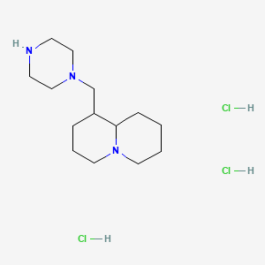 (1S,9aR)-1-[(Piperazin-1-yl)methyl]-octahydro-1H-quinolizine trihydrochloride