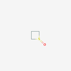 molecular formula C3H6OS B080886 Thietane 1-oxide CAS No. 13153-11-2