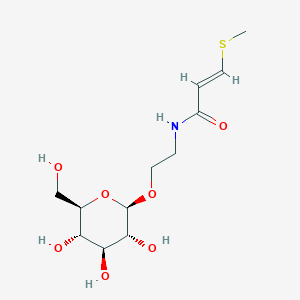 molecular formula C12H21NO7S B8088625 Entadamide-A-beta-D-glucopyranoside 