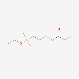molecular formula C11H22O3Si B080887 3-(Ethoxydimethylsilyl)propyl methacrylate CAS No. 13731-98-1