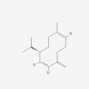 molecular formula C15H24 B8088725 germacreneD,1-methyl-5-methylene-8-(1-methylethyl)-1,6-cyclodecadiene 