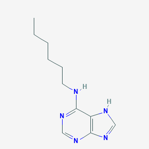 molecular formula C11H17N5 B080889 6-n-Hexylaminopurine CAS No. 14333-96-1