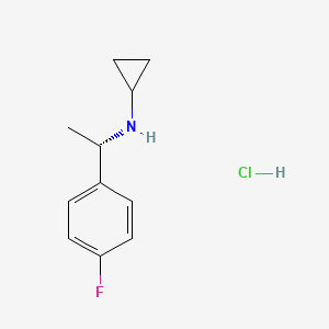 molecular formula C11H15ClFN B8089160 MFCD31695606 
