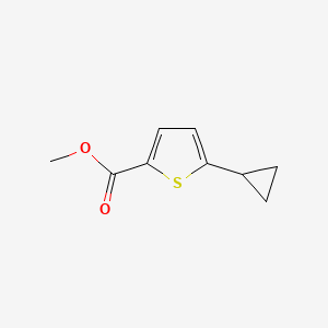 molecular formula C9H10O2S B8089251 Methyl 5-(cyclopropyl)thiophene-2-carboxylate 