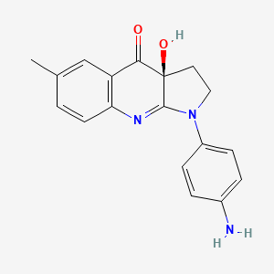molecular formula C18H17N3O2 B8089293 Para-aminoblebbistatin 