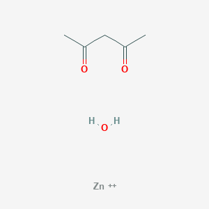 molecular formula C10H16O5Zn B080894 Zinc 2,4-pentanedionate hydrate CAS No. 14363-15-6