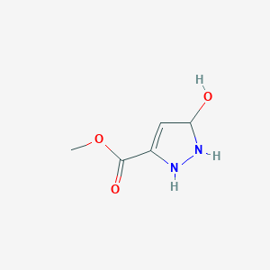 molecular formula C5H8N2O3 B8089754 methyl 5-hydroxy-1H-pyrazole-3-carboxylate 