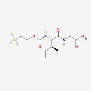 molecular formula C14H28N2O5Si B8089992 Teoc-L-Ile-Gly-OH 