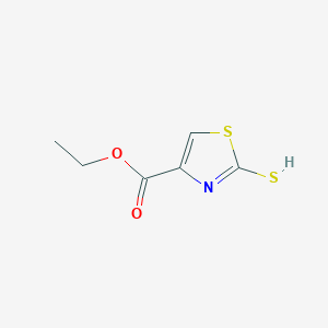molecular formula C6H7NO2S2 B8090383 ethyl 2-sulfanyl-1,3-thiazole-4-carboxylate 