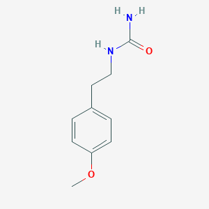 molecular formula C10H14N2O2 B080907 Urea, (4-methoxyphenethyl)- CAS No. 13576-85-7