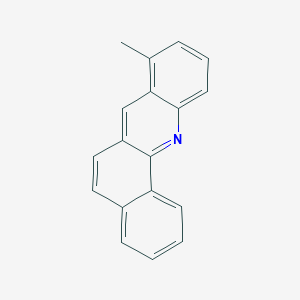 molecular formula C18H13N B080917 8-Methylbenz(c)acridine CAS No. 13911-90-5