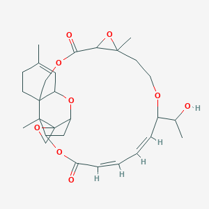 molecular formula C29H38O9 B080918 Roridin D CAS No. 14682-29-2