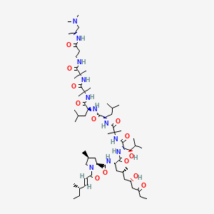 molecular formula C62H111N11O13 B8091911 Leucinostatin A 