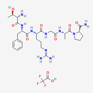 molecular formula C31H47F3N10O9 B8091917 Protease-Activated Receptor-3 (PAR-3) (1-6), human (TFA) 