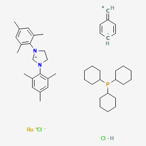 molecular formula C46H67Cl2N2PRu B8091991 CID 102085894 