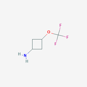 molecular formula C5H8F3NO B8093134 cis-3-(Trifluoromethoxy)cyclobutanamine 
