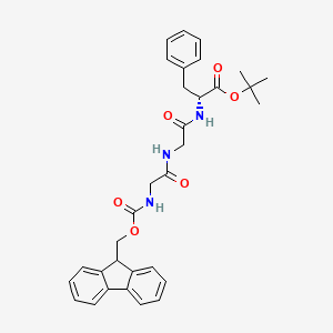 molecular formula C32H35N3O6 B8093412 Fmoc-Gly-Gly-D-Phe-OtBu 