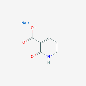 molecular formula C6H4NNaO3 B8093628 sodium;2-oxo-1H-pyridine-3-carboxylate 
