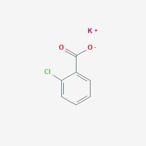 molecular formula C7H4ClKO2 B8093990 potassium;2-chlorobenzoate 