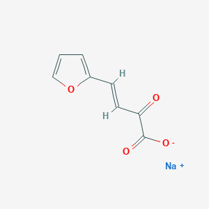 molecular formula C8H5NaO4 B8094064 sodium;(E)-4-(furan-2-yl)-2-oxobut-3-enoate 