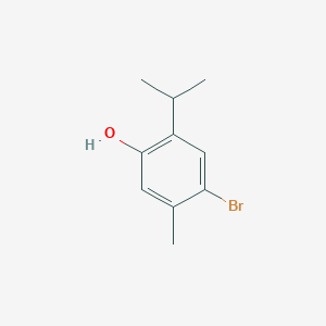 molecular formula C10H13BrO B080943 4-bromo-2-isopropyl-5-methylphenol CAS No. 15062-34-7