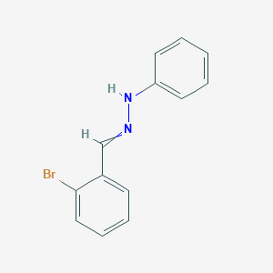 molecular formula C13H11BrN2 B080945 N-[(2-bromophenyl)methylideneamino]aniline CAS No. 10407-11-1