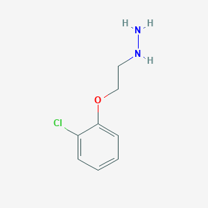 molecular formula C8H11ClN2O B080949 [2-(2-Chlorophenoxy)ethyl]hydrazine CAS No. 14573-11-6