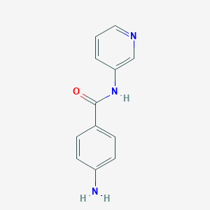 molecular formula C12H11N3O B080952 4-Amino-n-pyridin-3-ylbenzamide CAS No. 13160-59-3