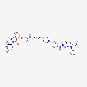 molecular formula C42H49N11O7 B8095274 BSJ-04-132 