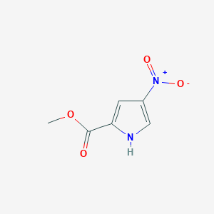 molecular formula C6H6N2O4 B080956 Methyl 4-nitro-1h-pyrrole-2-carboxylate CAS No. 13138-74-4