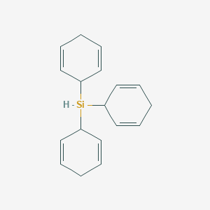 molecular formula C18H22Si B8095957 tris(cyclohexa-2,5-dien-1-yl)silane 