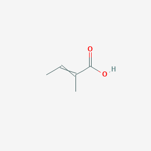 molecular formula C5H8O2 B080960 Tiglic acid CAS No. 13201-46-2