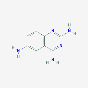 molecular formula C8H9N5 B080964 2,4,6-Triaminoquinazoline CAS No. 13741-90-7
