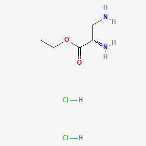 molecular formula C5H14Cl2N2O2 B8096689 Ethyl (2S)-2,3-diaminopropanoate dihydrochloride CAS No. 143119-70-4