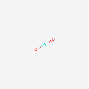 molecular formula O2Pr B080967 Praseodymium dioxide CAS No. 12036-05-4