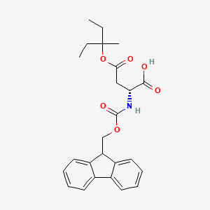 molecular formula C25H29NO6 B8096711 Fmoc-D-Asp(OMpe)-OH 