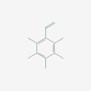 molecular formula C13H18 B080969 1-Ethenyl-2,3,4,5,6-pentamethylbenzene CAS No. 13324-25-9
