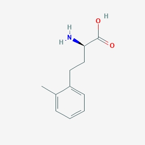 molecular formula C11H15NO2 B8097305 2-Methyl-D-homophenylalanine CAS No. 1260614-75-2