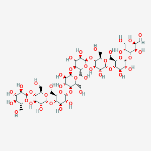 molecular formula C48H82O41 B8097645 Glc(a1-4)Glc(a1-4)Glc(a1-4)Glc(a1-4)Glc(a1-4)Glc(a1-4)Glc(a1-4)aldehydo-Hex 