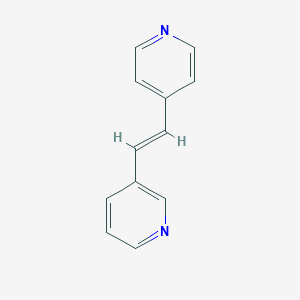 molecular formula C12H10N2 B080979 (E)-3-[2-(4-Pyridyl)vinyl]pyridine CAS No. 14802-44-9