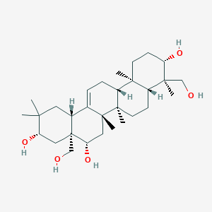 molecular formula C30H50O5 B8098722 Olean-12-ene-3beta,16beta,21beta,23,28-pentol 