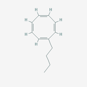 molecular formula C12H16 B080990 1,3,5,7-Cyclooctatetraene, 1-butyl- CAS No. 13402-37-4