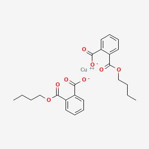 molecular formula C12H14CuO4 B8099164 Copper dibutyl diphthalate CAS No. 5423-38-1