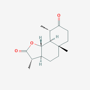 molecular formula C15H22O3 B080992 alpha-Tetrahydrosantonin CAS No. 13902-54-0