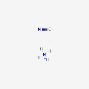molecular formula NH4CN<br>CH4N2 B080994 Ammonium cyanide CAS No. 12211-52-8