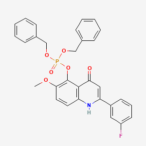 molecular formula C30H25FNO6P B8099543 Antitumor agent-21 