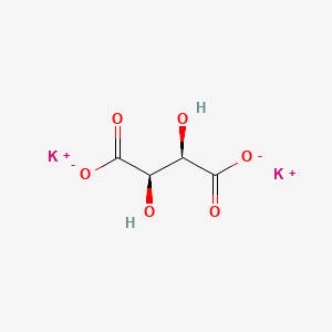 molecular formula C4H6KO6 B8099664 Potassium tartrate CAS No. 40968-90-9